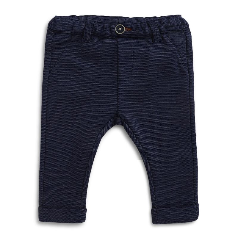 Boys Dark Blue T-shirt with Long Pants image number null
